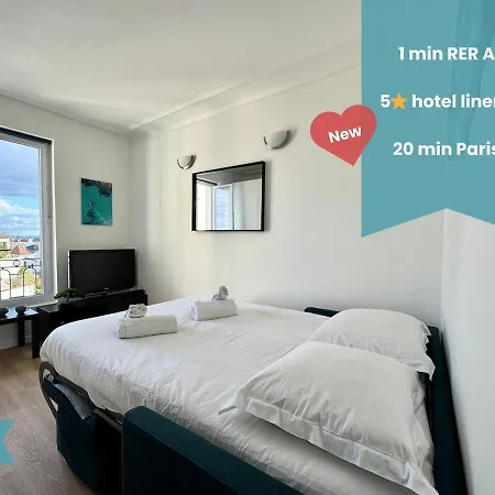 Apartman 1 Min Gare Rer A - 20min Paris - Joli Neuf Maisons-Laffitte